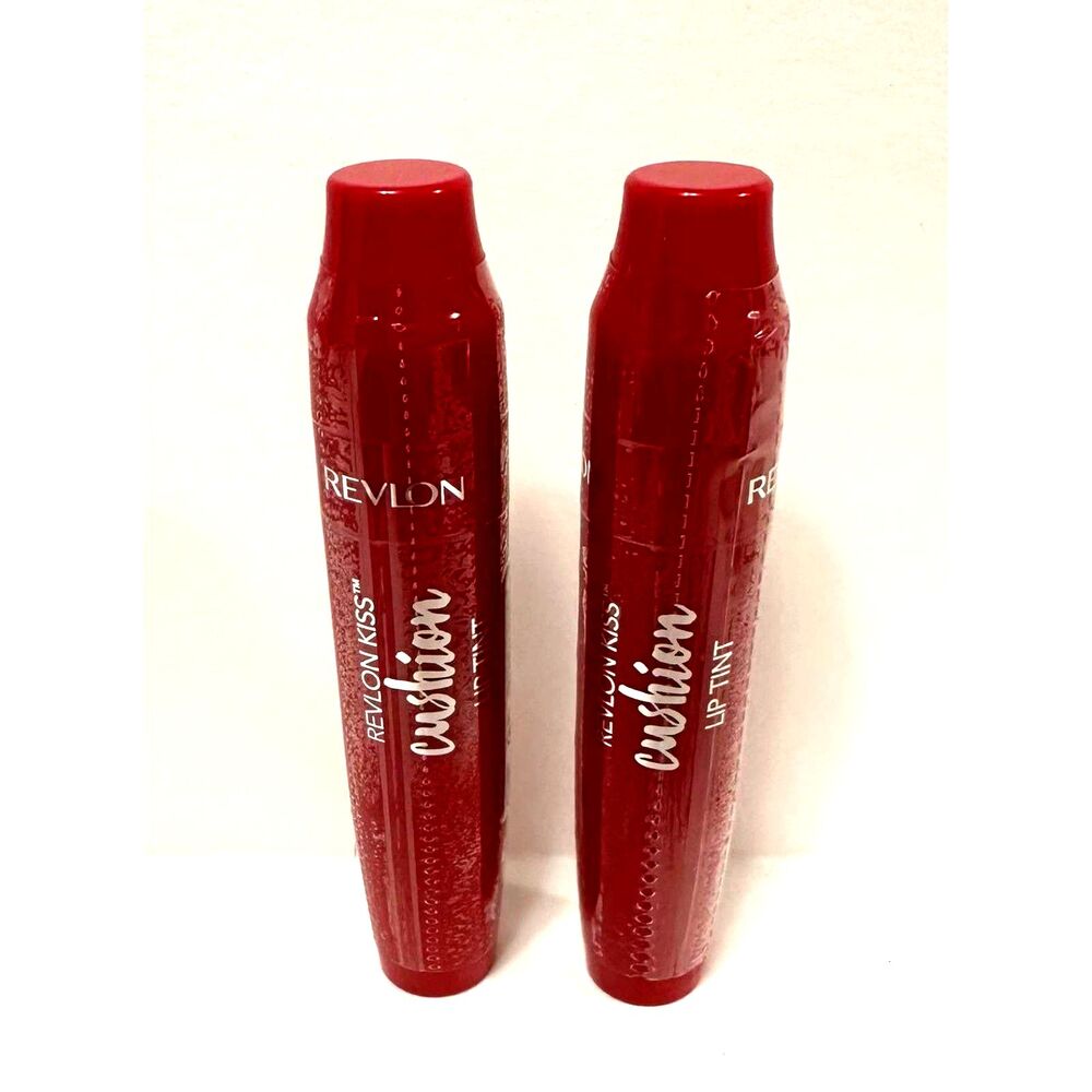 2x Revlon Kiss Cushion Lip Tint #260 Crimson Feels Bundle of 2 NEW Sealed